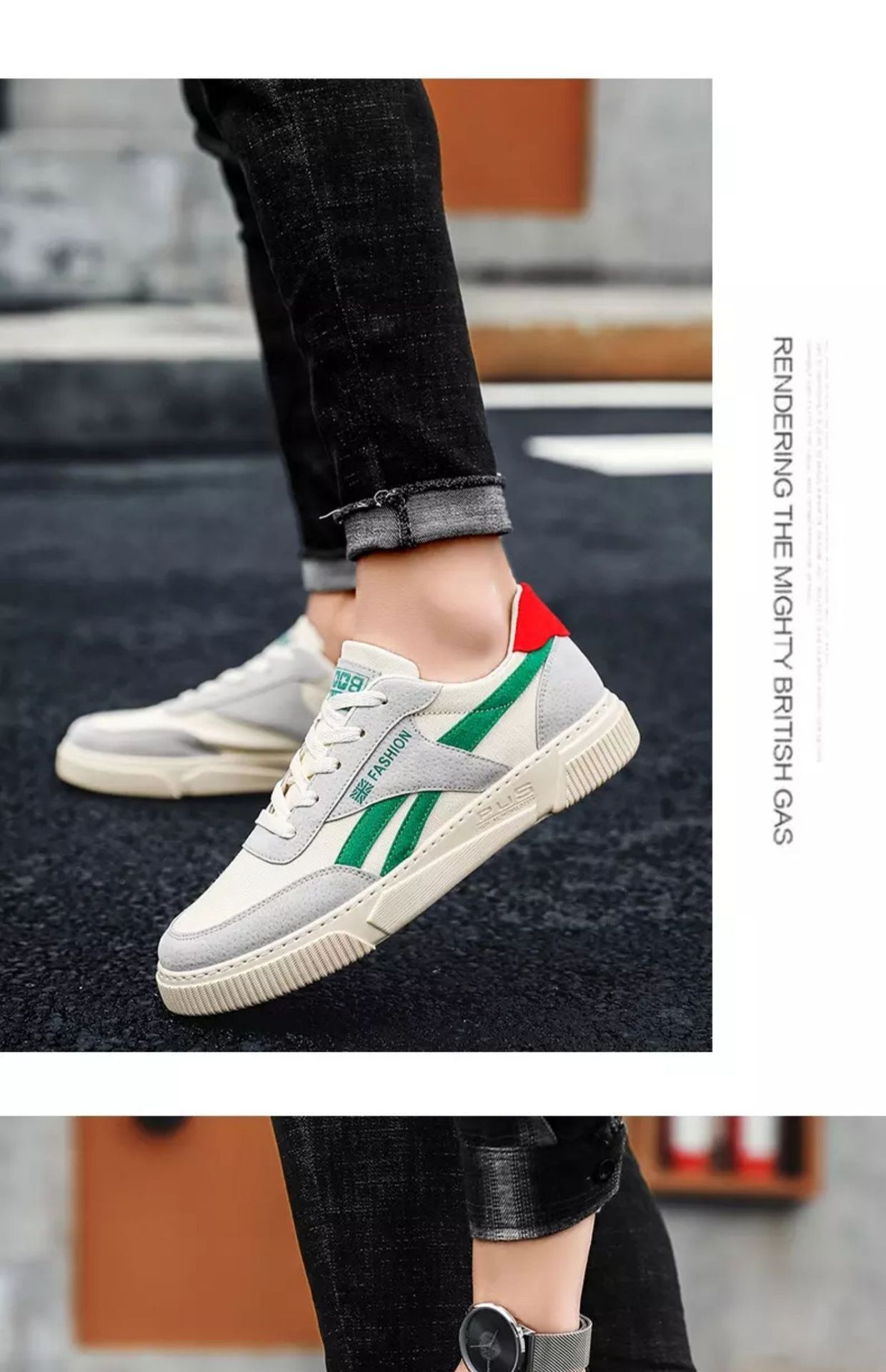 Men's Canvas Sneakers Versatile Trendy Walking Shoes For Students_voghion.com