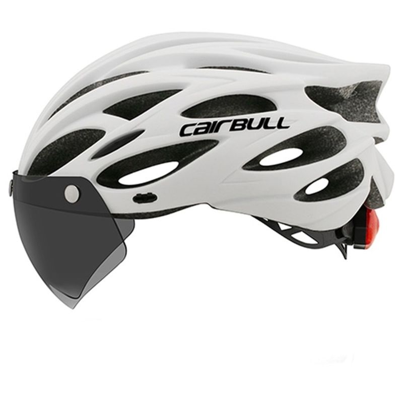 Kebur - Capacete ultraleve para mountain bike, óculos de sol LED destacáveis, acessórios para bicicleta_voghion.com