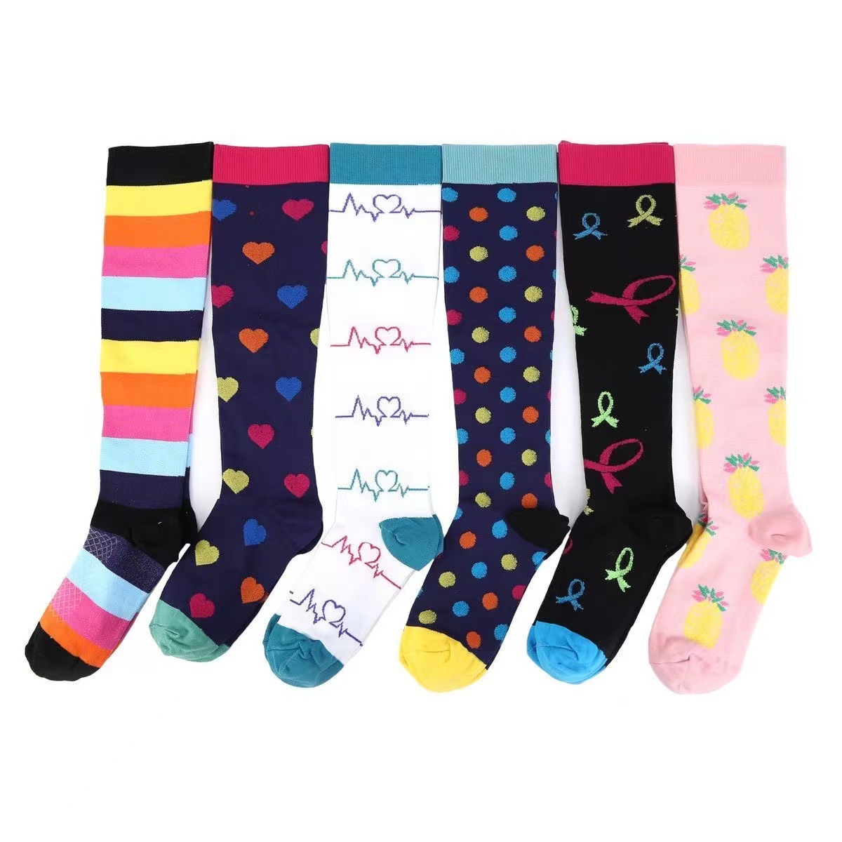 Women's Compression Calf Socks - 20-30mmHg Graduated Support For Running/Marathon (Slimming & Muscle Recovery)​_voghion.com