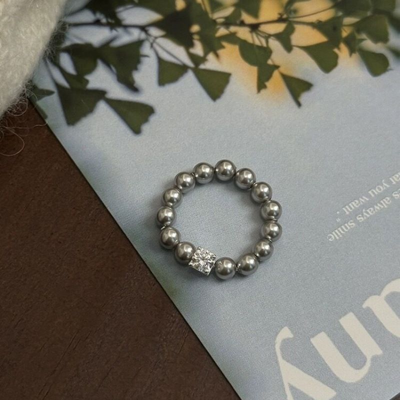 Piccolo squisito cubo di zucchero in zircone Shijia perla elastico leggero elegante braccialetto francese gioielli per ragazze all'ingrosso_voghion.com