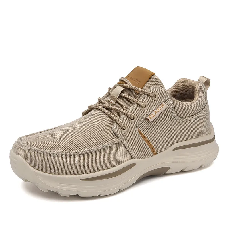 Loafers 2022 Spring New Comfortable Senakers for Men Business Casual Canvas Shoes Lightweight Plus Size_voghion.com