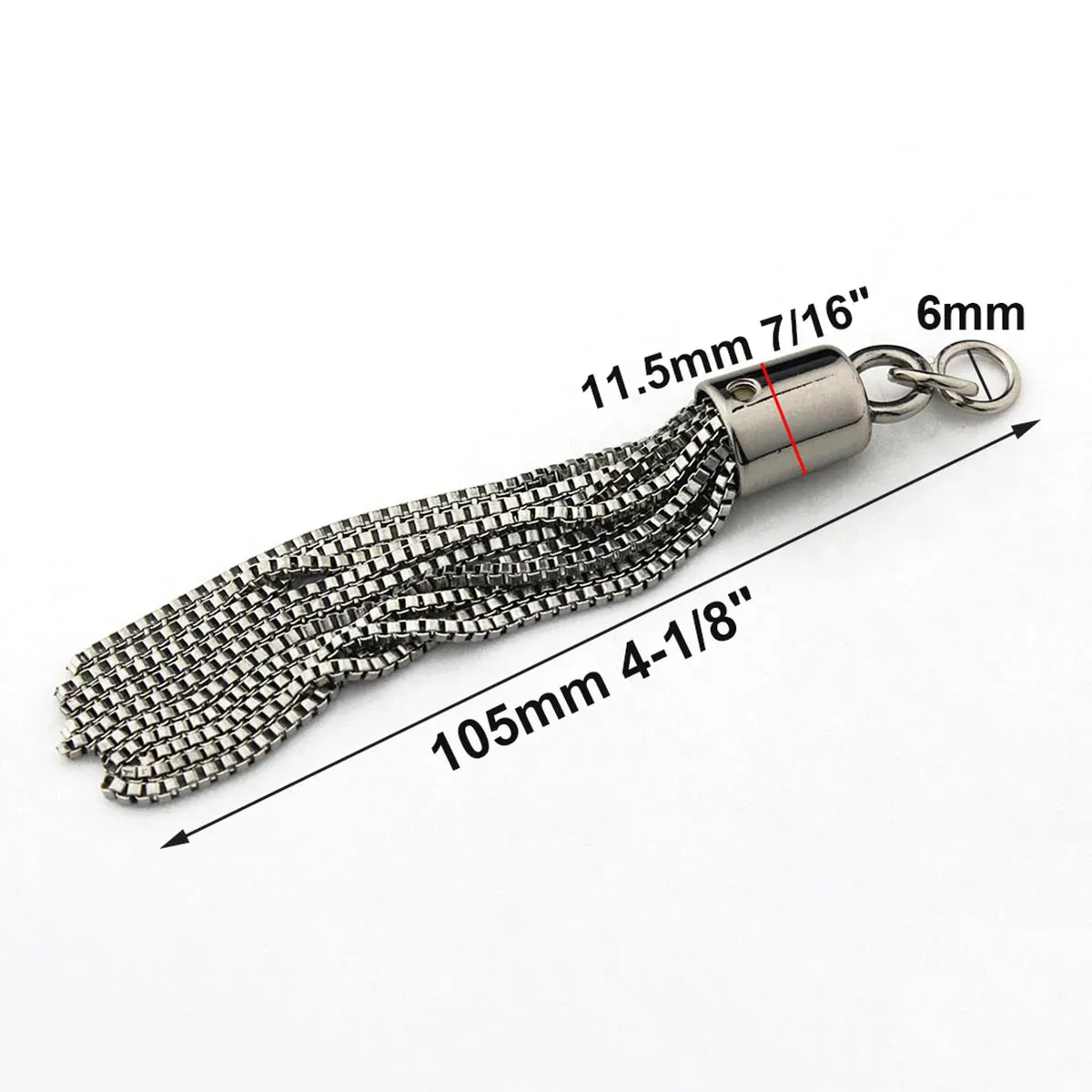 Hochwertige Metalldekoration Schnalle Quaste Anhänger Schlüsselanhänger für Handtasche Schultertasche Geldbörse Hardware Zubehör DIY_voghion.com