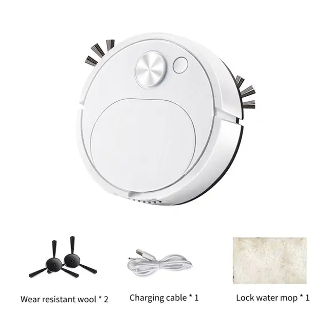 Robot Vacuum Cleaner Suction Vibrating Mopping Intelligent Robotic Control Smart Home Appliance Household Cleaning Tools_voghion.com