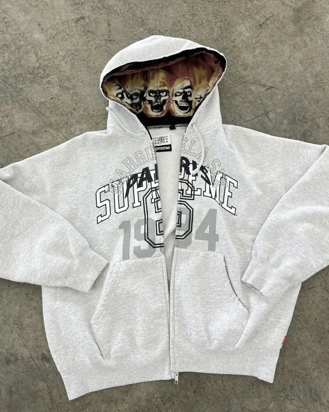 American Retro Letter Printed Devil Pattern Hoodie Y2k Haruku Casual Couple Zipper Hoodies Sweatshirt Fashion Street_voghion.com