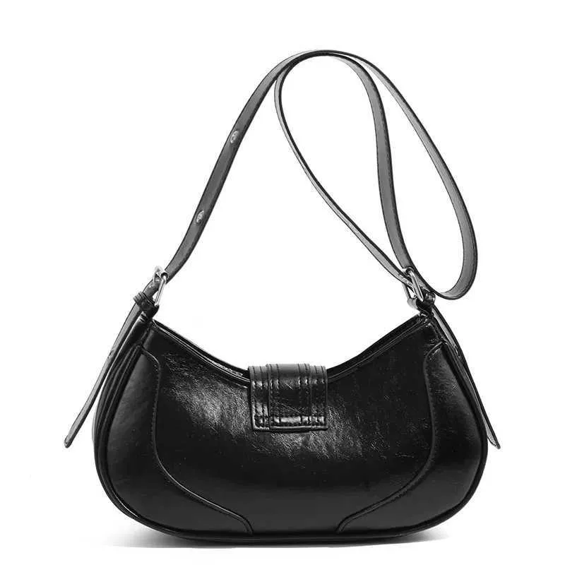 Sacs à main tendance Y2K pour femmes, sacoches à bandoulière en cuir PU noir, sacoches sous les bras, portefeuilles, de haute qualité_voghion.com