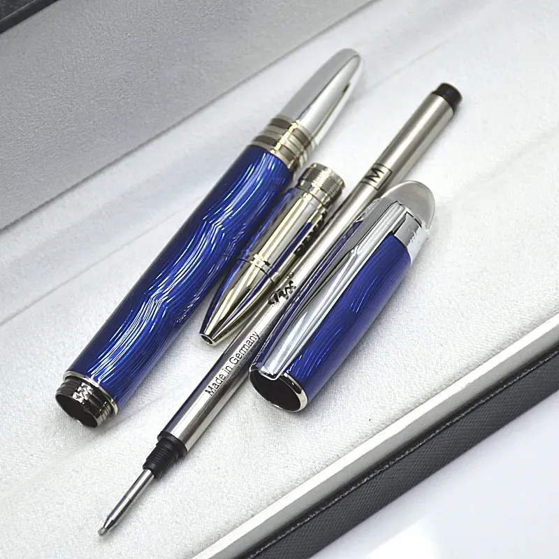 Luksus Monte sort harpiks og krystalstjerne top rollerball pen kuglepen kontor skole skrive fyldepenne med serienummer_voghion.com