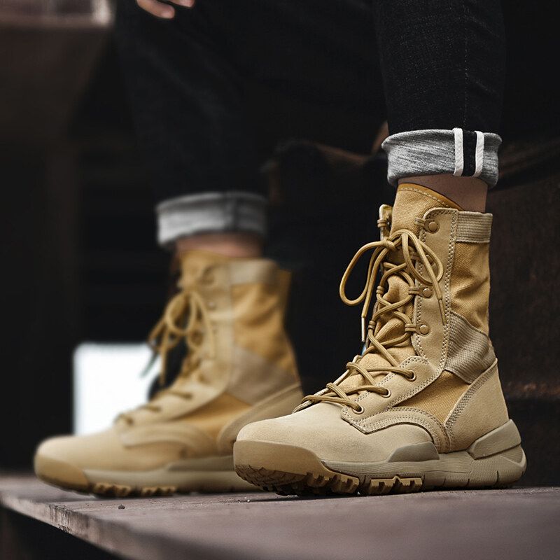 Blitz versendet 1587 paar stil high top militärische ausbildung tourismus dert stiefel für männer und frauen im freien_voghion.com