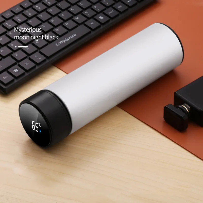 LED Tumbler - 500ml Vacuum｜Sublimation Ready｜Touch Control_voghion.com
