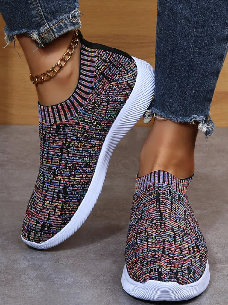 Socks Sneakers Fashion Breathable Casual Sneaker Summer Vulcanized Shoes Women Trainers Tenis Feminino Flats_voghion.com