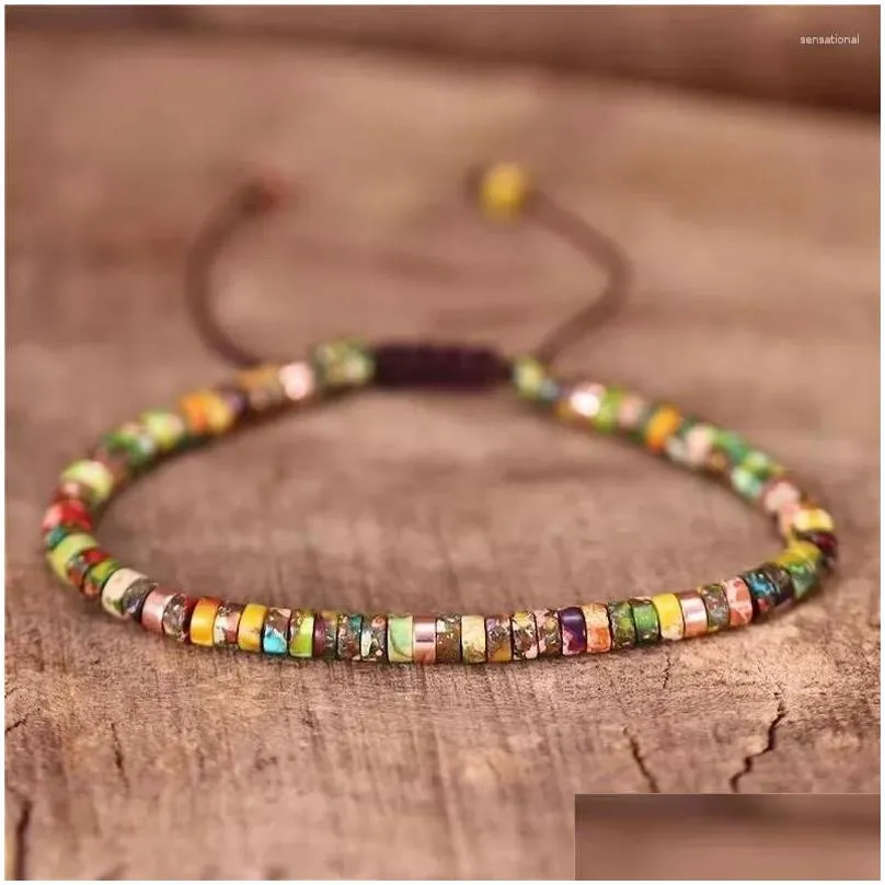 Bracciale in pietra naturale con 7 chakra per donna e uomo_voghion.com