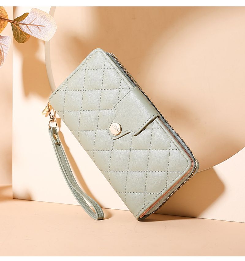 Brieftasche Clutch Lange Damen Weibliche Handy Münze Multifunktions-Kartentasche Kleine Geldbörse Mädchen_voghion.com