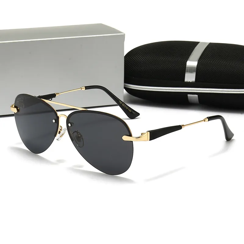 Occhiali da sole da uomo classici polarizzati pilota all'ingrosso Occhiali da sole vintage in metallo Ray Occhiali da sole da donna Colori a specchio Guida estiva maschile_voghion.com