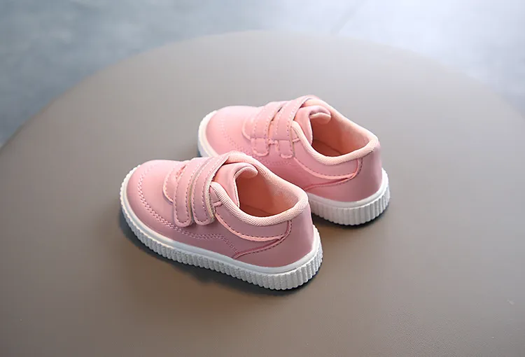 Kids Sneakers Girls Trainers Boys Children Leather White Black School Kidsnest Running Baby Pink Sports Shoes Flexible_voghion.com