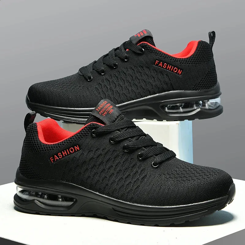 Men's Running Shoes Lightweight Breathable Mesh Trainer Sport_voghion.com