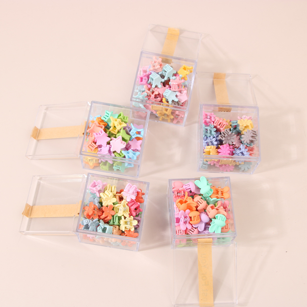 Guanyang candy color boxed hairpin small clip children's cute mini small clip bangs side clip broken hairpin_voghion.com