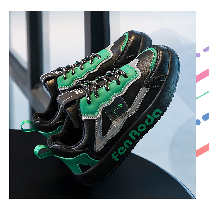 Modische Sneaker Aus Leder Für Jungen Herbst Winter Schuhe_voghion.com