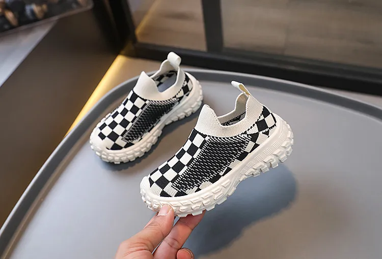 Sneakers Jenter Gutter Fritidssko Pustende netting Myke såler Happysteps Småbarnssko Størrelser US5c-US1y_voghion.com