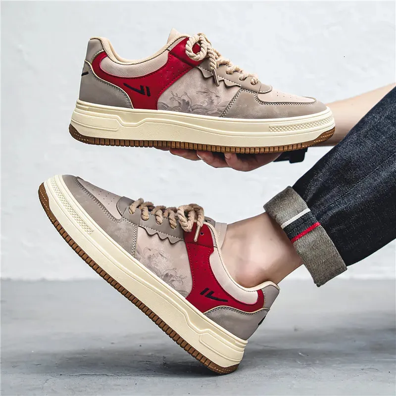 Original Mens Tennis Fashion Casual Men Gym Footwear Platform Cozy Skate Shoes In 250310_voghion.com