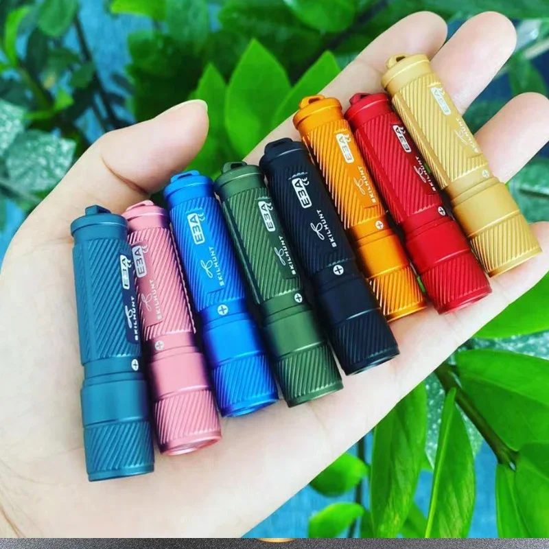 Mini lampe torche porte-clés EDC de poche E3A AAA 100 lumens_voghion.com