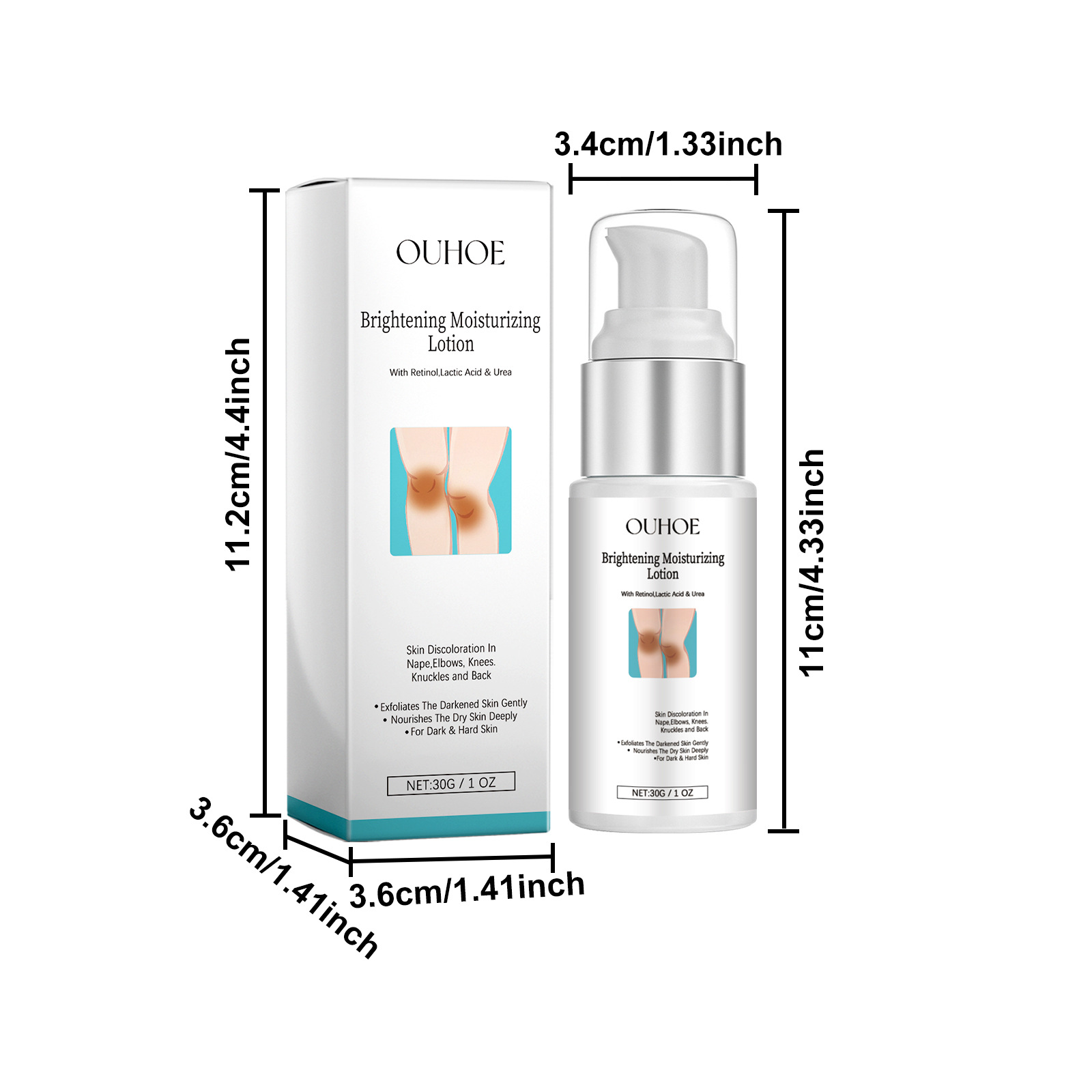 Ouhoe Whitening Milk For Body Underarm Knee And Joint Brightening_voghion.com