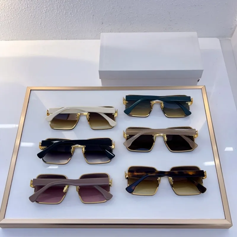 Sunglasses 143-Large Frame Aviation Men's And Women's Brand Design Alloy Pilot Polarized UV400_voghion.com