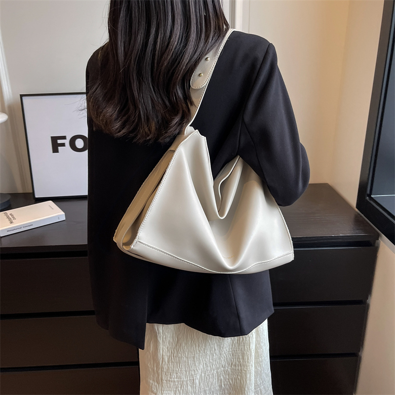 LEFTSIDE – sac à bandoulière en cuir pour femmes, grande capacité, tendance, sacs à main simples de styliste, 2023_voghion.com