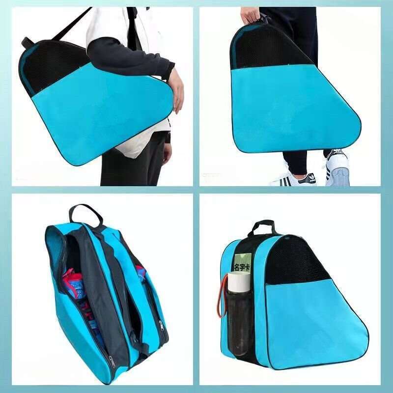 A Clever Way To Store Roller Skates: A Three-layer Shoulder Bag Suitable For Both Children And Adults, With A Thick Bag Cover That Is Super Practical_voghion.com