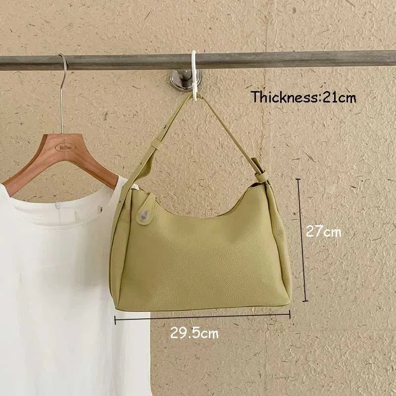 Texturierte Damen Handtasche Aus Weichem Kunstleder Schultertasche_voghion.com
