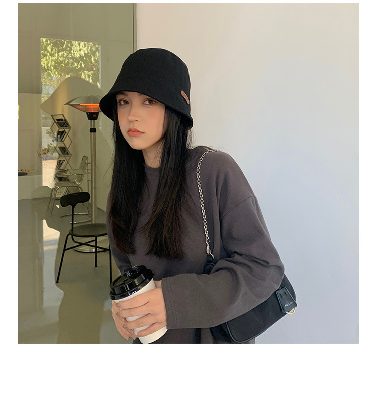 Copricapo nudo da donna del pescatore coreano che mostra il volto Piccola ciotola Cappello sottile primavera/estate Moda versatile e occidentale_voghion.com