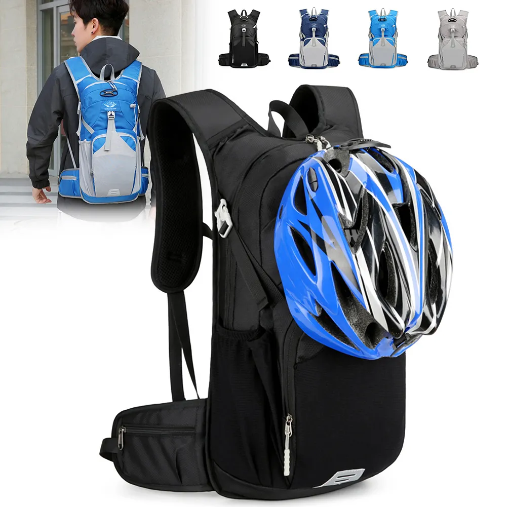 Camping Waterproof Breathable Travel Backpack Wear-resistant Layered Storage With Eflective Stripe For Exercise Fiess_voghion.com