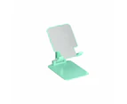 Adjustable Folding Desk Desktop Cell Phone Stand Mount Holder For IPhone Tablet - Green_voghion.com