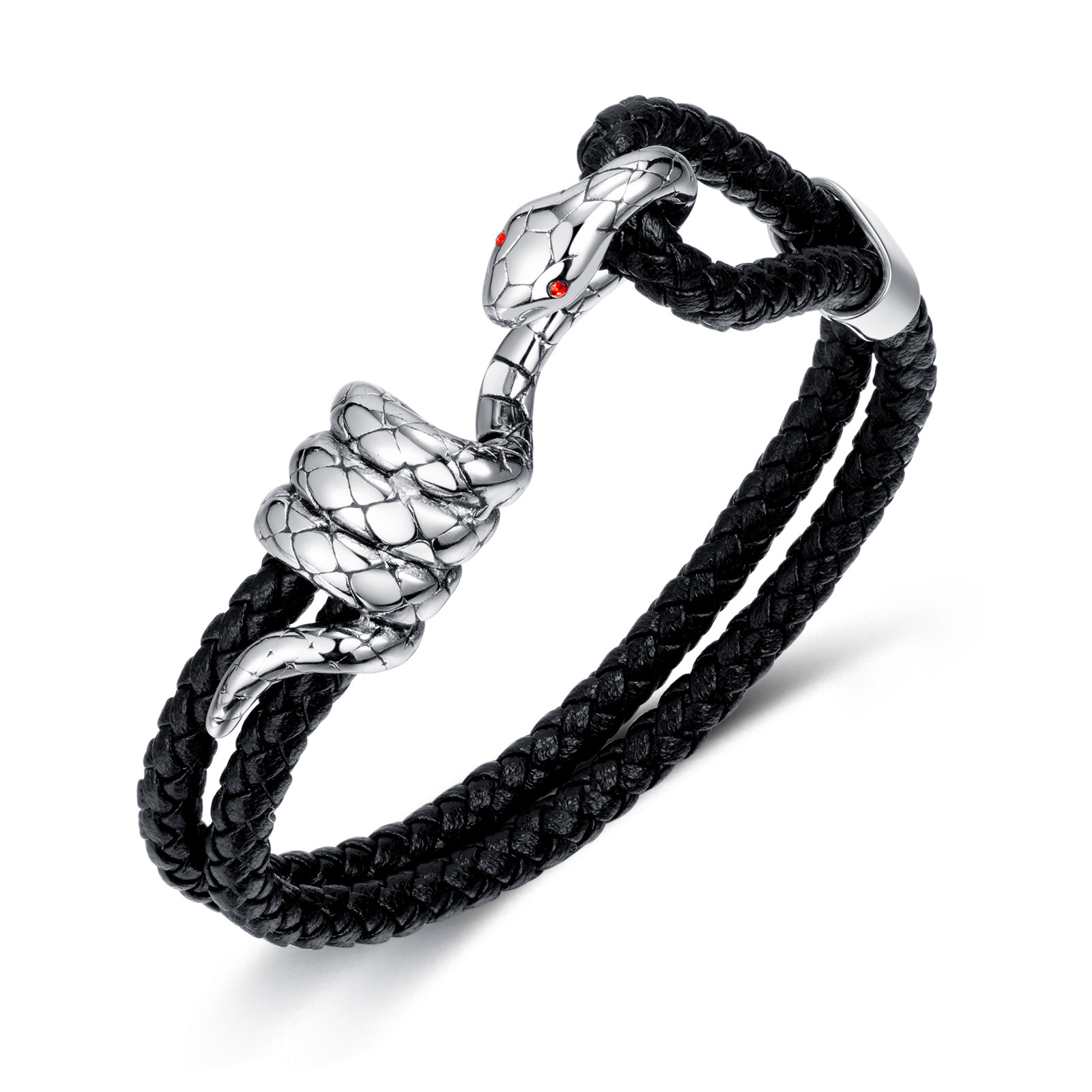 Pulsera de hombre de moda, pulsera tejida a mano_voghion.com