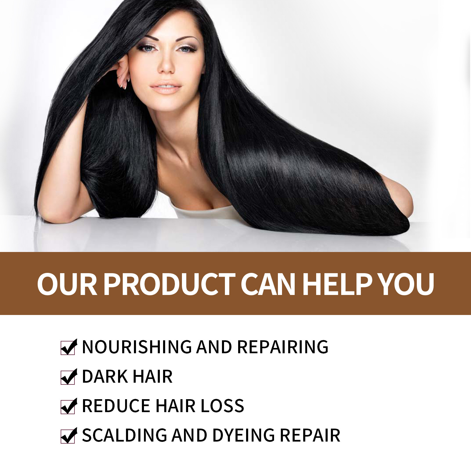 South Moon Spray White to Black Kräuterextrakt Tiefenbefeuchtende und dichte Haarlotion_voghion.com