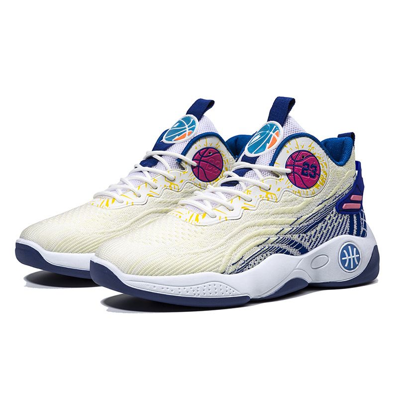 Neue Herren Frühjahr/Sommer Atmungsaktives Mesh Modische Flyknit Casual Jugend Basketball Dicke Sohle Laufsportschuhe_voghion.com