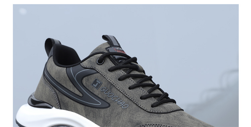 Herfst 2024 nieuwe trend veelzijdige heren sport casual leren oppervlak zwart ademend geurbestendige schoenen heren_voghion.com