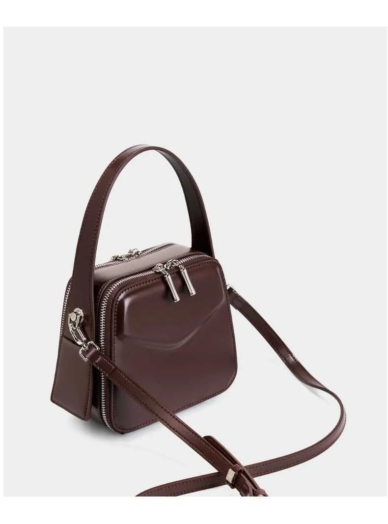 Burminsa Chic Véritable Cuir Petit Fourre-Tout Sacs À Main Pour Femmes Nouveau 2025 Designer Box Sacs À Main Dames Bandoulière Bandoulière_voghion.com