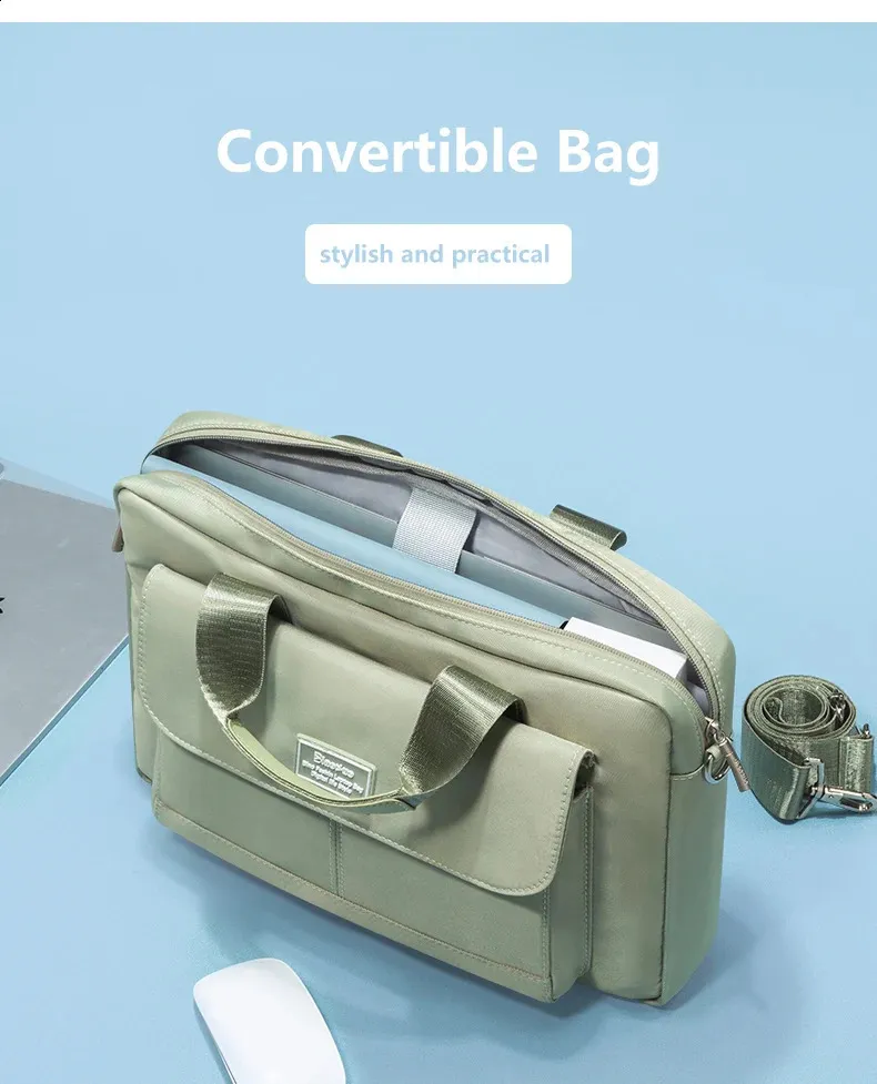 13.3 14 15.6 16 inch Laptop Bag Shoulder Handbag Briefcases Sleeve Case For book Air Pro HP 240907_voghion.com