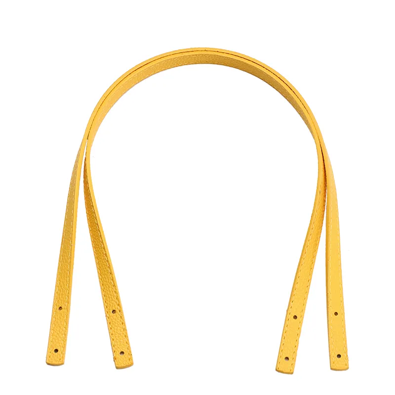 2 stücke Abnehmbare PU Leder Gürtel Litschi Muster Handtasche Band Schulter Gurt Geschenk Box Griff DIY Tasche Zubehör_voghion.com