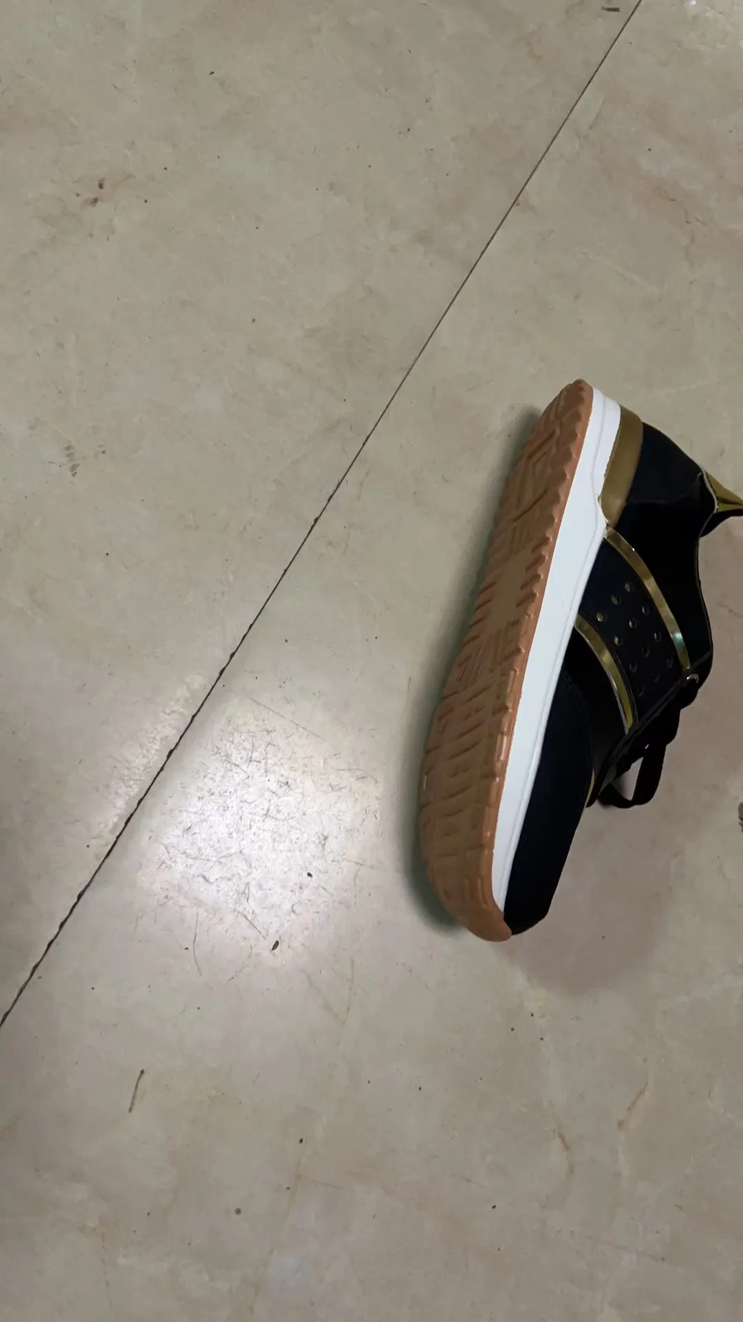 Baskets à plateforme en cuir pour femmes, chaussures de Sport décontractées, Patchwork, course en plein air, vulcanisées, 2023_voghion.com