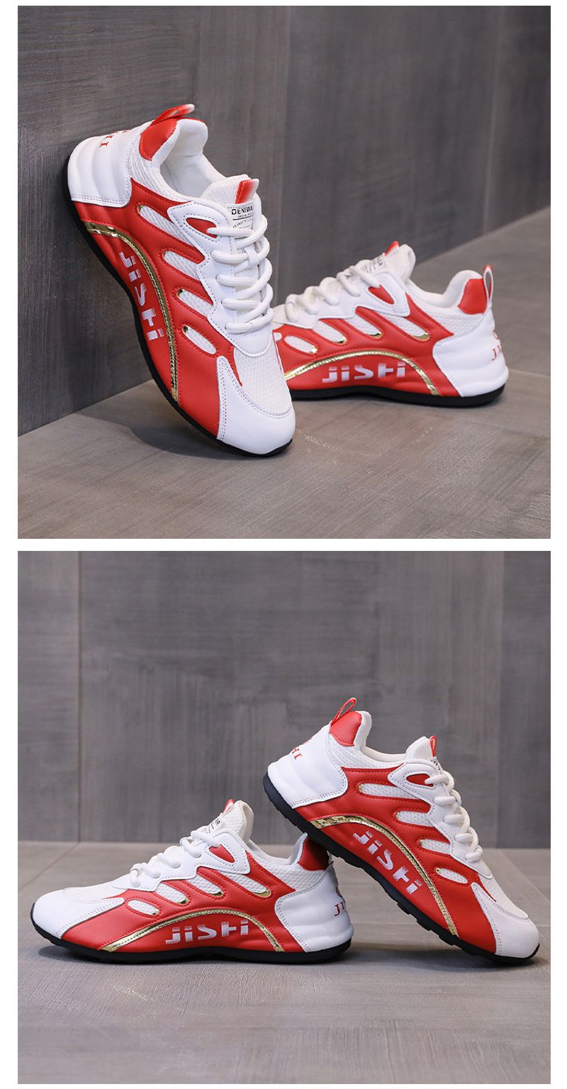 Herren Leder Wanderschuhe Schnürschuhe Freizeit Outdoor Mesh Schuhe_voghion.com