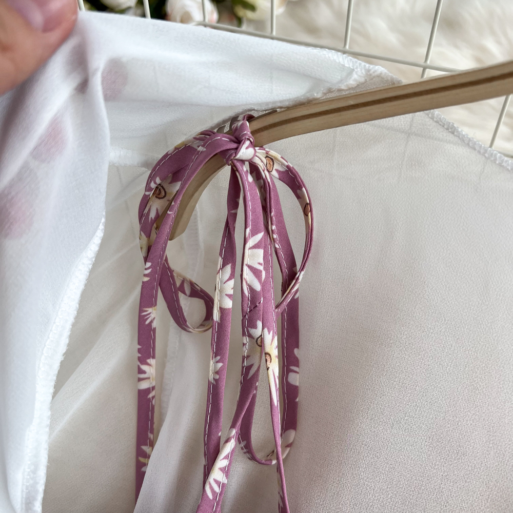Completo due pezzi donna vestito fiori scollo americano e cardigan_voghion.com