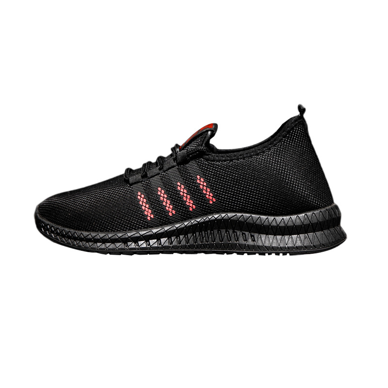 Shoes mesh versatile men's daily sports, spring and summer breathable new running shoes, flying woven soft soled sports_voghion.com