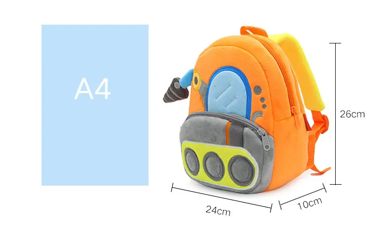 Sacs à dos mignons pour enfants, sacs d'école 3D en peluche pour enfants, sacs à dos pour garçons et filles, mini petits sacs d'école pour la maternelle_voghion.com