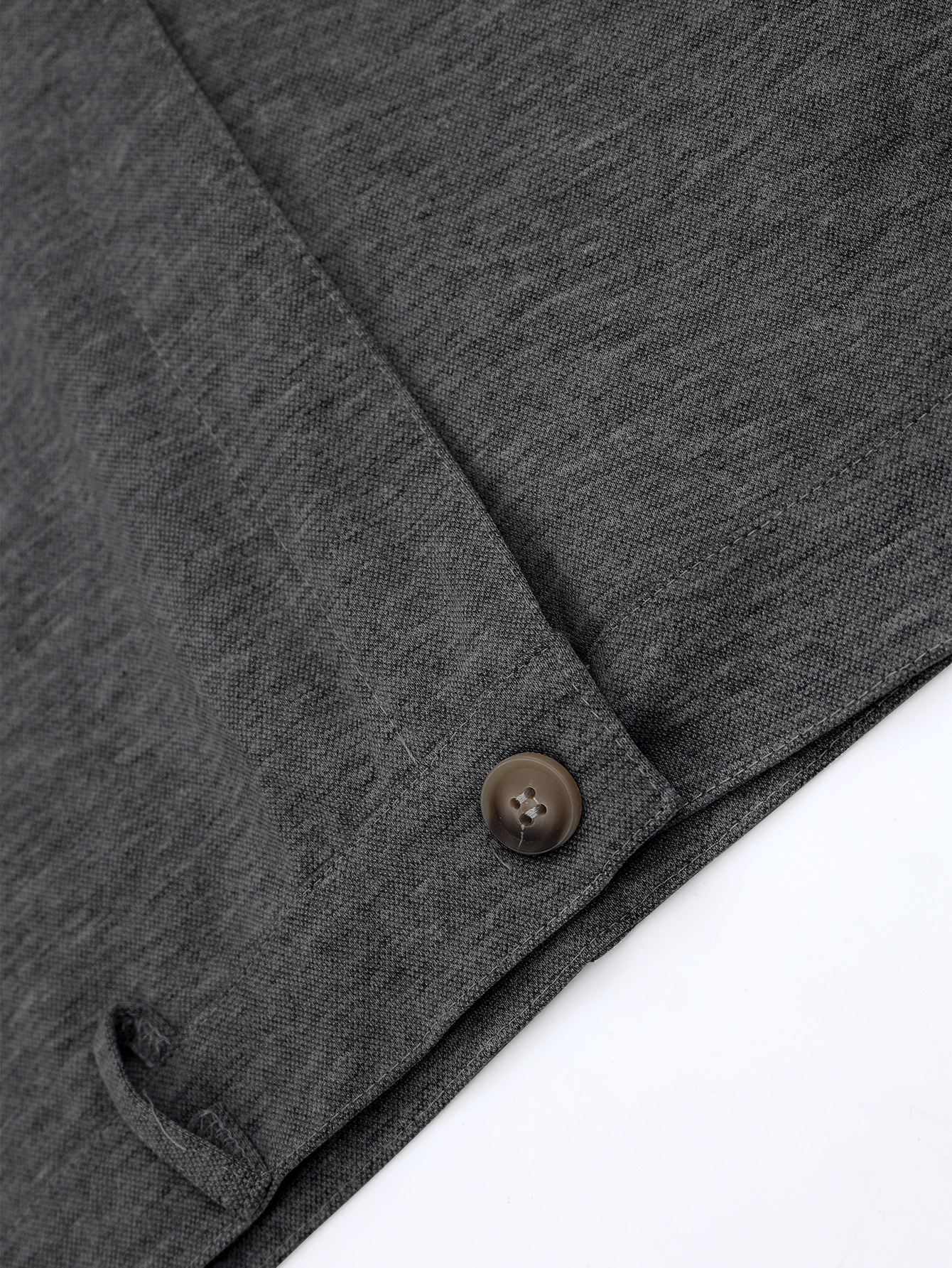 Vêtements pour hommes, haute élasticité, texture quatre saisons, boutons, petites jambes décontractées_voghion.com