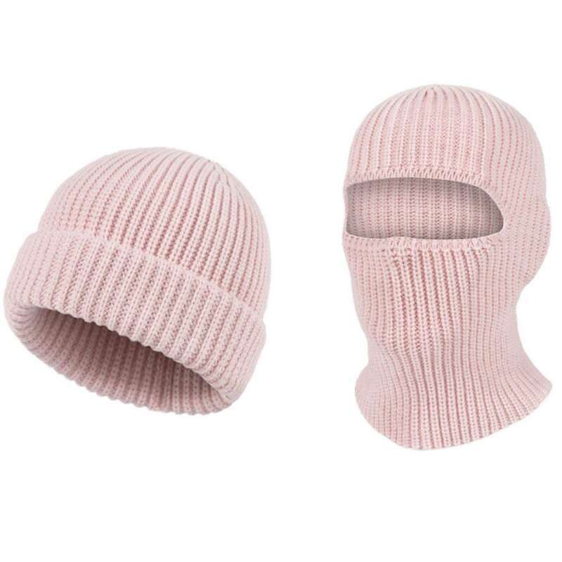 autumn And Winter Knitted Outdoor Thick Cycing Warm Mask, Men's Doube-ayer Skiing Dua-use Cod Hat, New_voghion.com