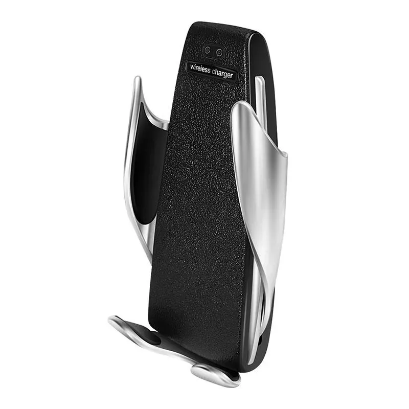 Top Of The Line Automatic Clamping 10W Qi Wireless Car Charger With 360 Degree Rotating Ventilation Port Installation_voghion.com