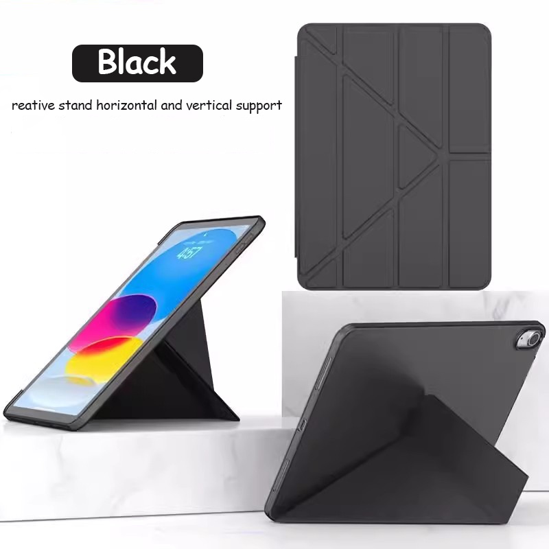 PU Leather Case For Redmi Pad SE 11inch Pad 10.61 For Xiaomi Pad 6 6Pro 5 5Pro 11inch 2023 Multi-folding Smart Sleep Stand Tablet Cover_voghion.com