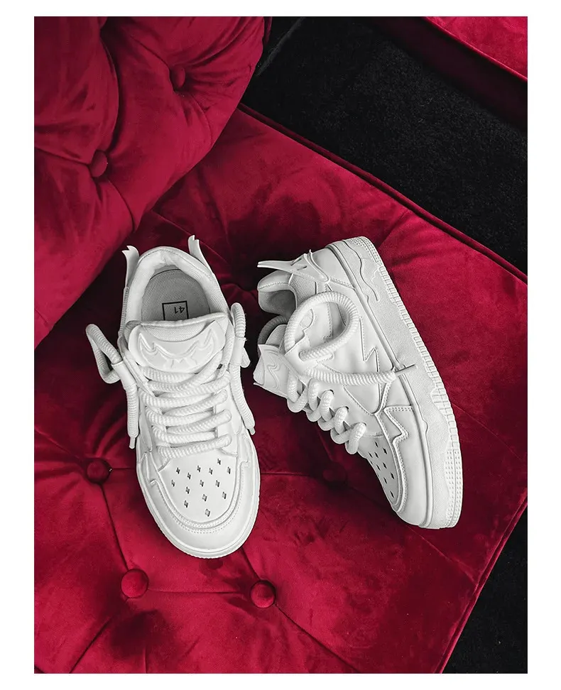 Fashion Purple Mens Skateboard Streetwear Spring Low Top Board Sneakers Man Unisex Trend Shoes Basket Homme 240704_voghion.com