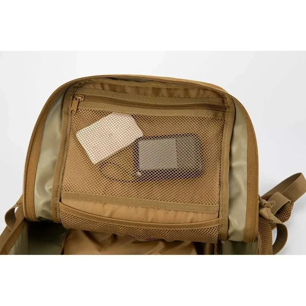 Zaino tattico da 25L/45L per donna/uomo, per sopravvivenza all'aperto, con taglio laser, Molle, per escursionismo, scuola, palestra, zaino con doppia tazza_voghion.com