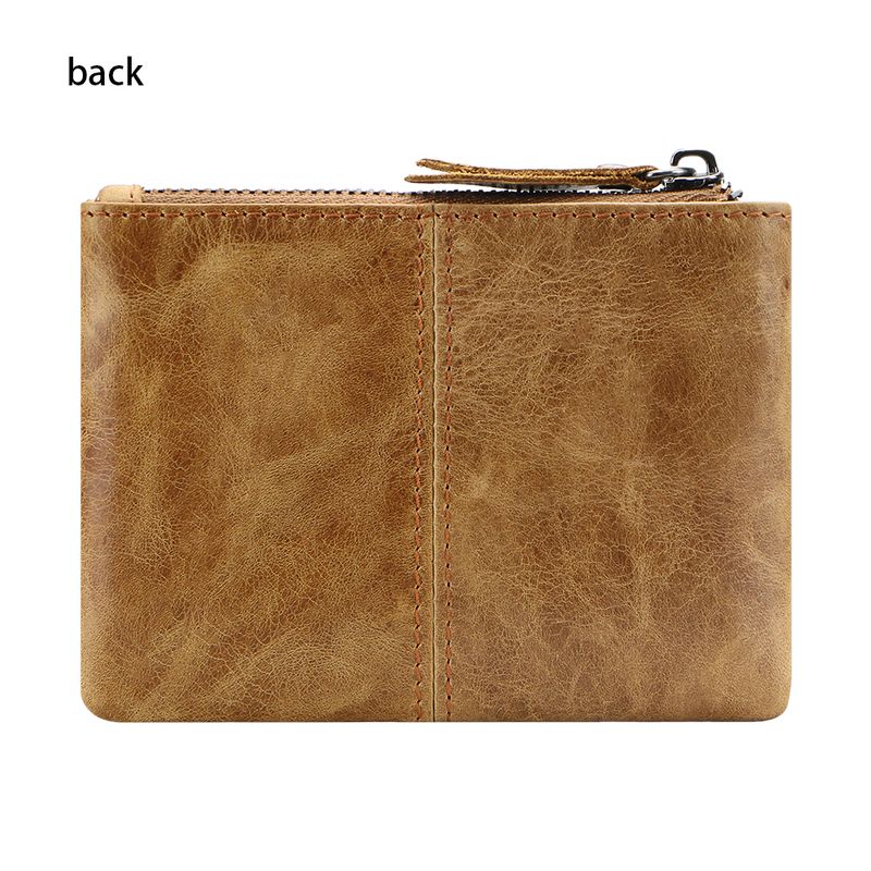 URBAN MASTER r Kurze Retro-Geldbörsen Unisex, Kreditkartenetui aus Leder, perfekte Geldbörse mit einfarbiger Klappe für_voghion.com